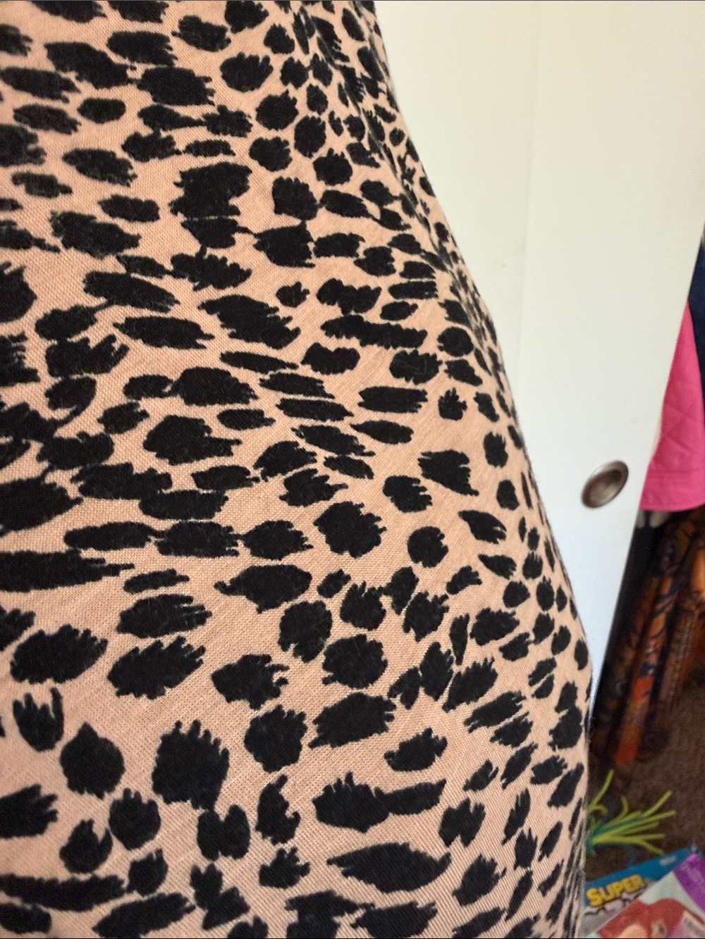 Billabong Mid Day Beige Animal Print Bodycon Midi Dress - Picture 5 of 7